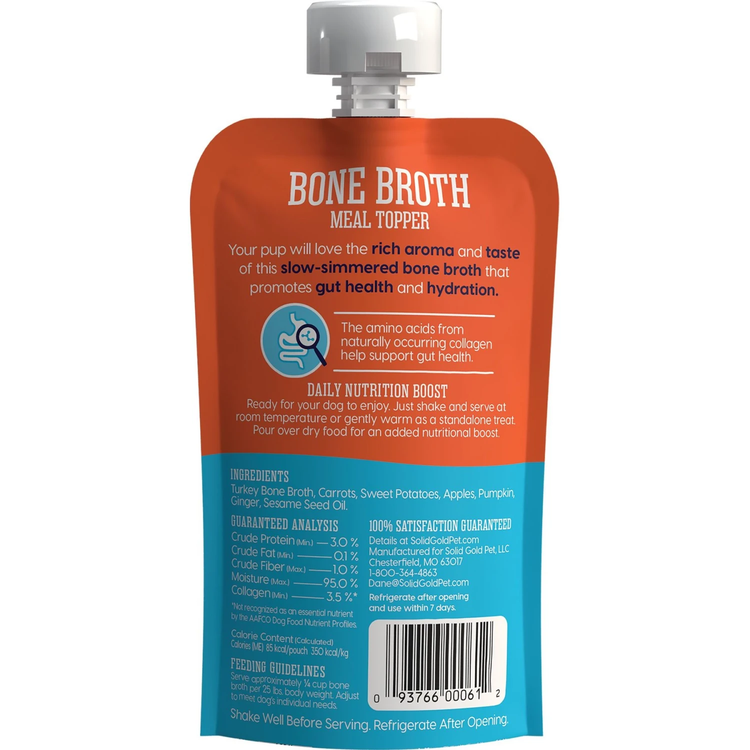 Solid Gold Turkey Grain-Free Bone Broth With Pumpkin & Ginger Dog Food + 2 Items 3 Solid Gold Turkey Grain-Free Bone Broth With Pumpkin & Ginger Dog Food + 2 Items - Image 3