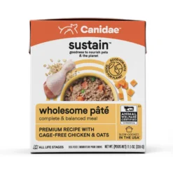 CANIDAE Sustain Wholesome Pates Premium Recipe With Cage-Free Chicken Dog Wet Dog Food
