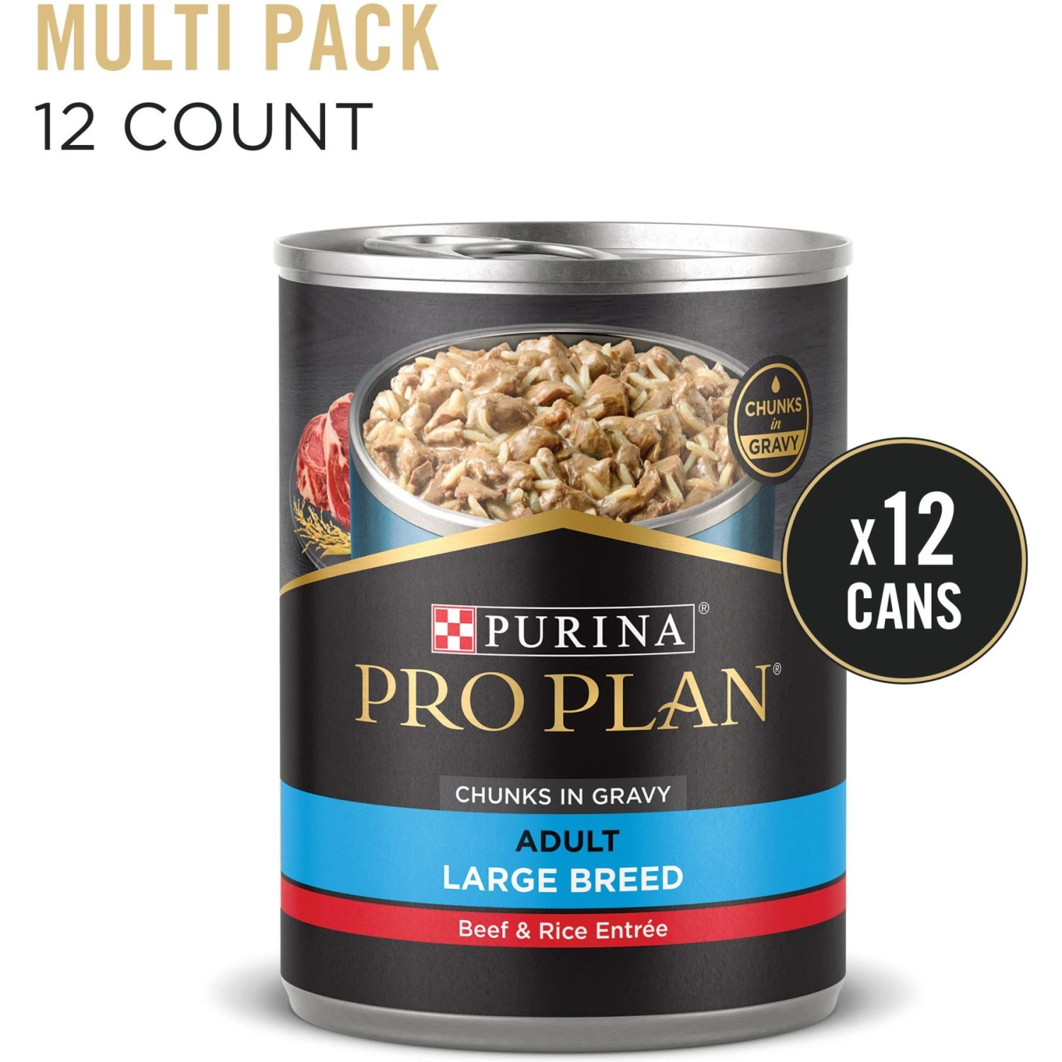 Purina Pro Plan Specialized Adult Large Breed Beef & Rice Entree Canned Dog Food 2 Purina Pro Plan Specialized Adult Large Breed Beef & Rice Entree Canned Dog Food - Image 2