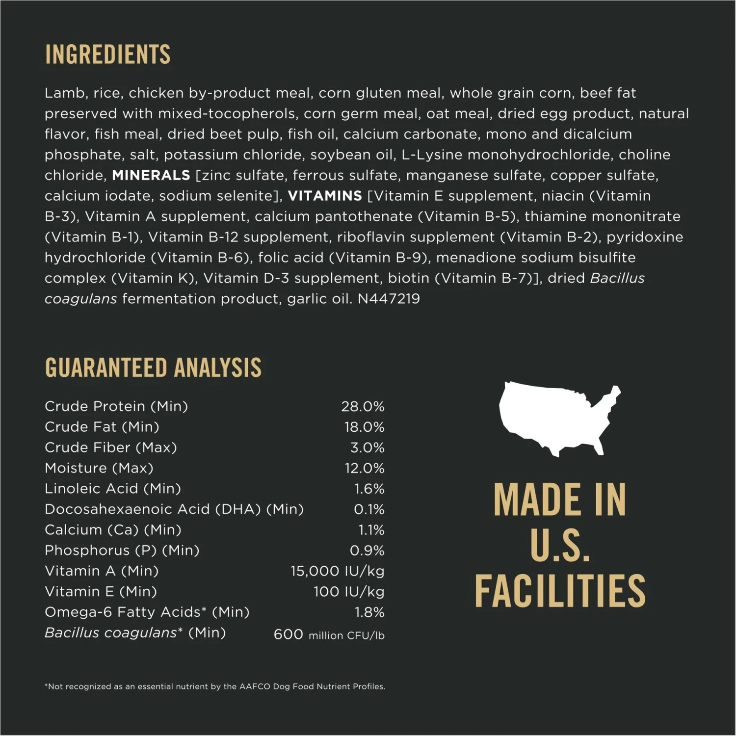 Purina Pro Plan High Protein DHA Lamb & Rice Formula Puppy Food 6 Purina Pro Plan High Protein DHA Lamb & Rice Formula Puppy Food - Image 6