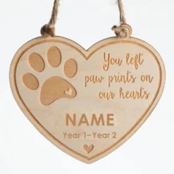 Custom Personalization Solutions Pet Memorial Wooden Personalized Christmas Tree Ornament -Pawsphoria Sales Store 686118 PT3. AC SS1800 V1668024580
