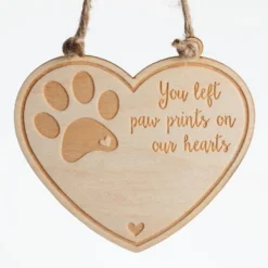 Custom Personalization Solutions Pet Memorial Wooden Personalized Christmas Tree Ornament -Pawsphoria Sales Store 686118 PT4. AC SS1800 V1668023587