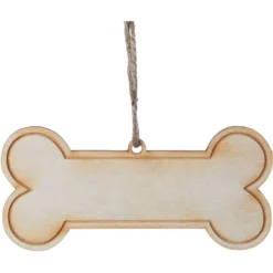 Custom Personalization Solutions Dog Bone Wooden Personalized Christmas Tree Ornament -Pawsphoria Sales Store 686134 PT4. AC SS1800 V1668023651