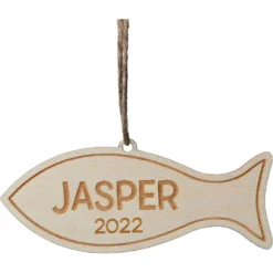 Custom Personalization Solutions Sweet Kitty Wooden Personalized Christmas Tree Ornament