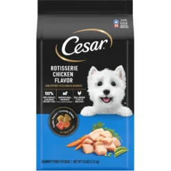 Cesar Simply Crafted Chicken Limited-Ingredient Wet Dog Food Topper & Cesar Rotisserie Chicken Flavor & Spring Vegetables Garnish Small Breed Dry Dog Food -Pawsphoria Sales Store 689046 PT5. AC SS1800 V1668809782