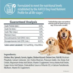 JustFoodForDogs Chicken & White Rice Recipe Frozen Human-Grade Fresh Dog Food & JustFoodForDogs Pumpkin Dehydrated Dog Treats, 5-oz Bag -Pawsphoria Sales Store 694446 PT2. AC SS1800 V1667947584