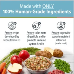 JustFoodForDogs Beef & Russet Potato Recipe Frozen Human-Grade Fresh Dog Food & JustFoodForDogs Pumpkin Dehydrated Dog Treats, 5-oz Bag -Pawsphoria Sales Store 694454 PT3. AC SS1800 V1667949029