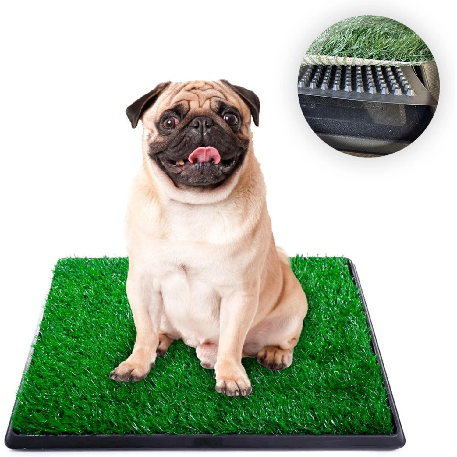 Hygena Scoop Grass Indoor/Outdoor Portable Potty Dog Litter 1 Hygena Scoop Grass Indoor/Outdoor Portable Potty Dog Litter