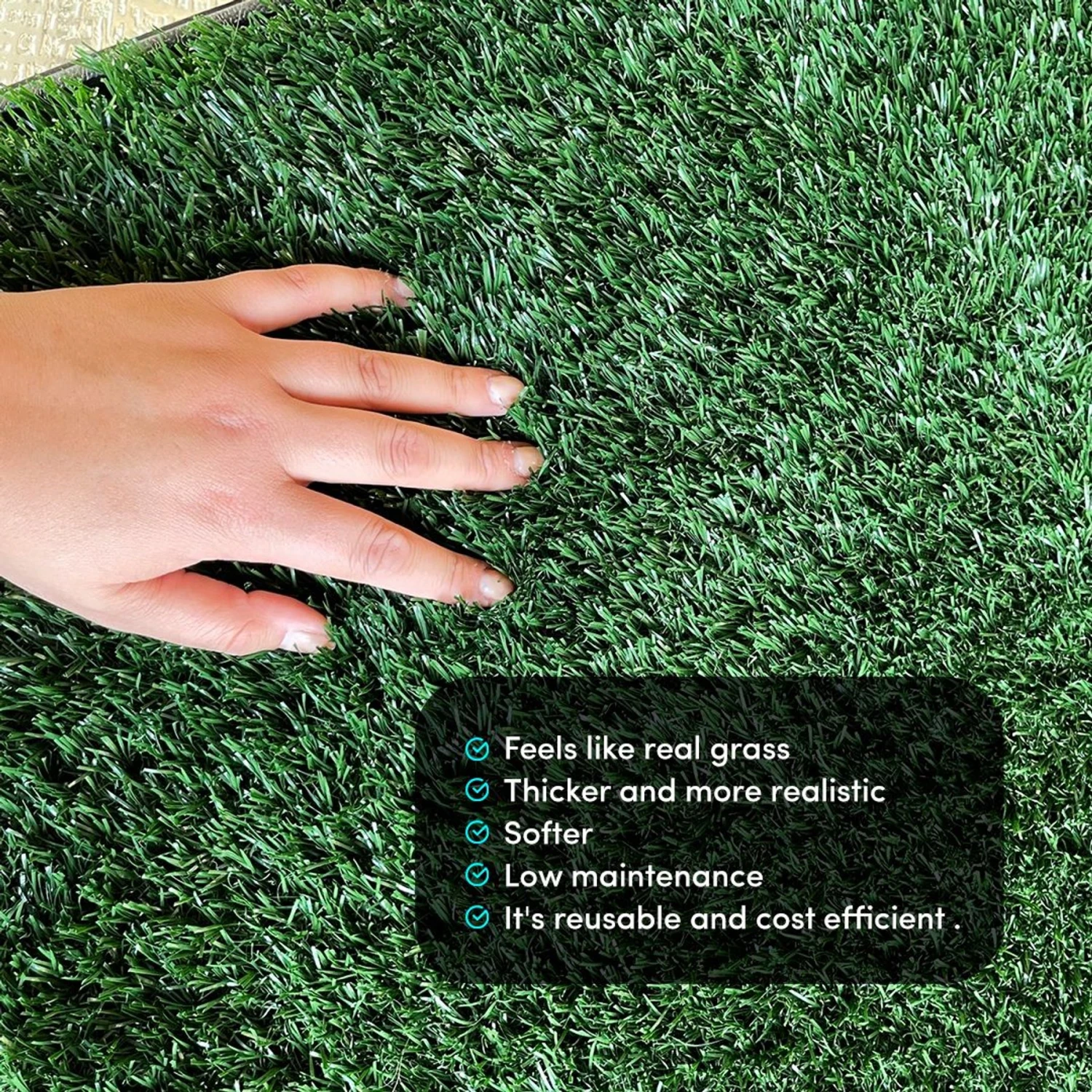 Hygena Scoop Grass Indoor/Outdoor Portable Potty Dog Litter 7 Hygena Scoop Grass Indoor/Outdoor Portable Potty Dog Litter - Image 7