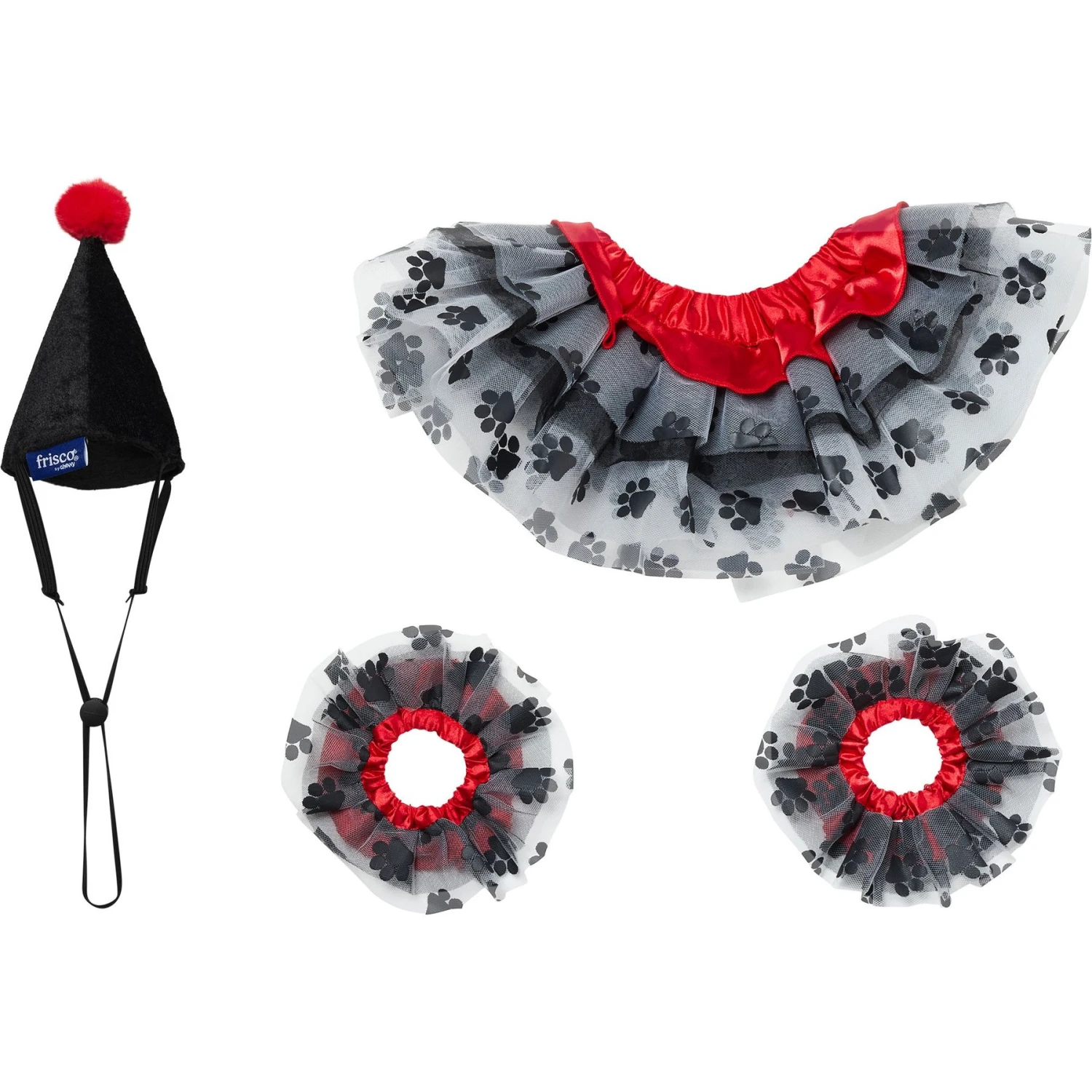Frisco Clown Dog & Cat Costume Accessory 4 Frisco Clown Dog & Cat Costume Accessory - Image 4