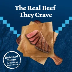 Blue Buffalo Wilderness Rocky Mountain Recipe Adult High Protein Natural Bison & Grain Dry Dog Food, 28-lb Bag -Pawsphoria Sales Store 711246 PT2. AC SS1800 V1694550754