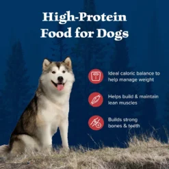 Blue Buffalo Wilderness Rocky Mountain Recipe Healthy Weight Adult High Protein Natural Red Meat & Grain Dry Dog Food, 28-lb Bag -Pawsphoria Sales Store 711262 PT3. AC SS1800 V1694547774