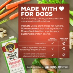 Brutus Broth Vegetable Broth Salmon Flavor Grain-Free Dog Food, 32-oz Bag -Pawsphoria Sales Store 715054 PT3. AC SS1800 V1668761922