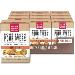 The Honest Kitchen Bone Broth POUR OVERS Turkey & Salmon Stew Wet Dog Food Topper + 2 Items -Pawsphoria Sales Store 715326 PT7. AC SS1800 V1669239207