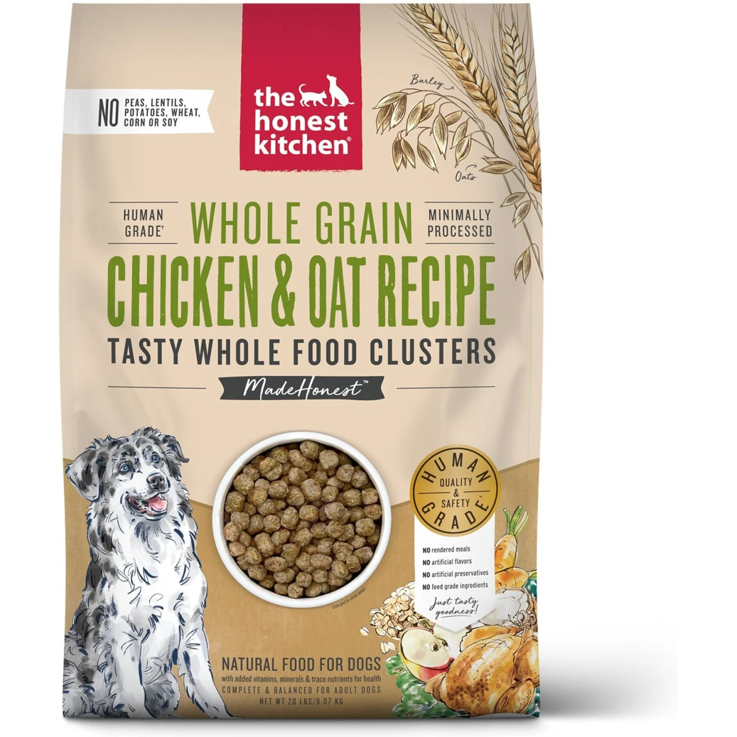 The Honest Kitchen Whole Grain Chicken Recipe Dehydrated Dog Food & The Honest Kitchen Food Clusters Whole Grain Chicken & Oat Recipe Dog Food 6 The Honest Kitchen Whole Grain Chicken Recipe Dehydrated Dog Food & The Honest Kitchen Food Clusters Whole Grain Chicken & Oat Recipe Dog Food - Image 6