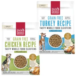 The Honest Kitchen Grain-Free Chicken Whole Food Clusters Dry Dog Food & The Honest Kitchen Grain-Free Turkey Whole Food Clusters Dry Dog Food
