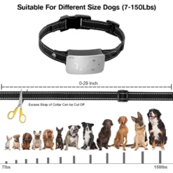 PATPET BC01 Automatic & Manual Adult Dog Bark Training Collar, Small -Pawsphoria Sales Store 716678 PT5. AC SS1800 V1670451610