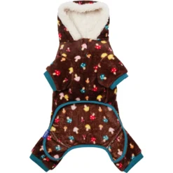 Frisco Cozy Plush Fleece Dog & Cat PJs, Mushrooms -Pawsphoria Sales Store 718950 PT5. AC SS1800 V1692977078