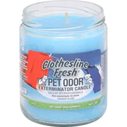 Pet Odor Exterminator Clothesline Fresh Deodorizing Candle