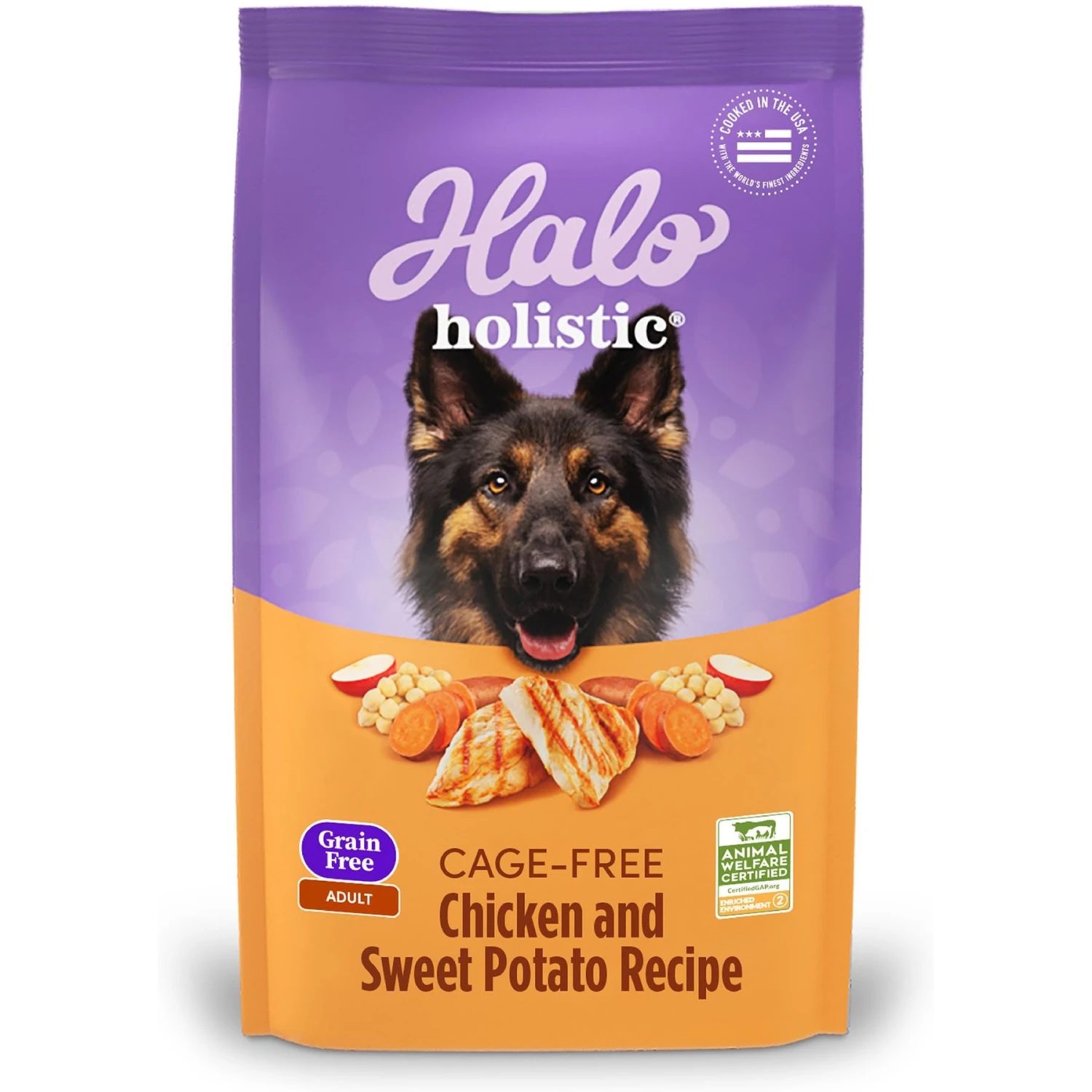 Halo Holistic Complete Digestive Health Grain-Free Chicken & Sweet Potato Dog Food Recipe Adult Dry Dog Food 1 Halo Holistic Complete Digestive Health Grain-Free Chicken & Sweet Potato Dog Food Recipe Adult Dry Dog Food