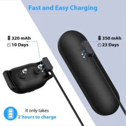 Petdiary Rechargeable & Waterpoof Electric Dog Training Collar, Black -Pawsphoria Sales Store 727150 PT4. AC SS1800 V1675873494