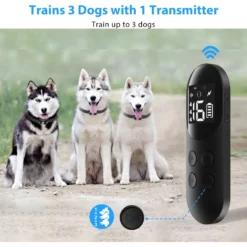 Petdiary Rechargeable & Waterpoof Electric Dog Training Collar, Black -Pawsphoria Sales Store 727150 PT6. AC SS1800 V1675868095