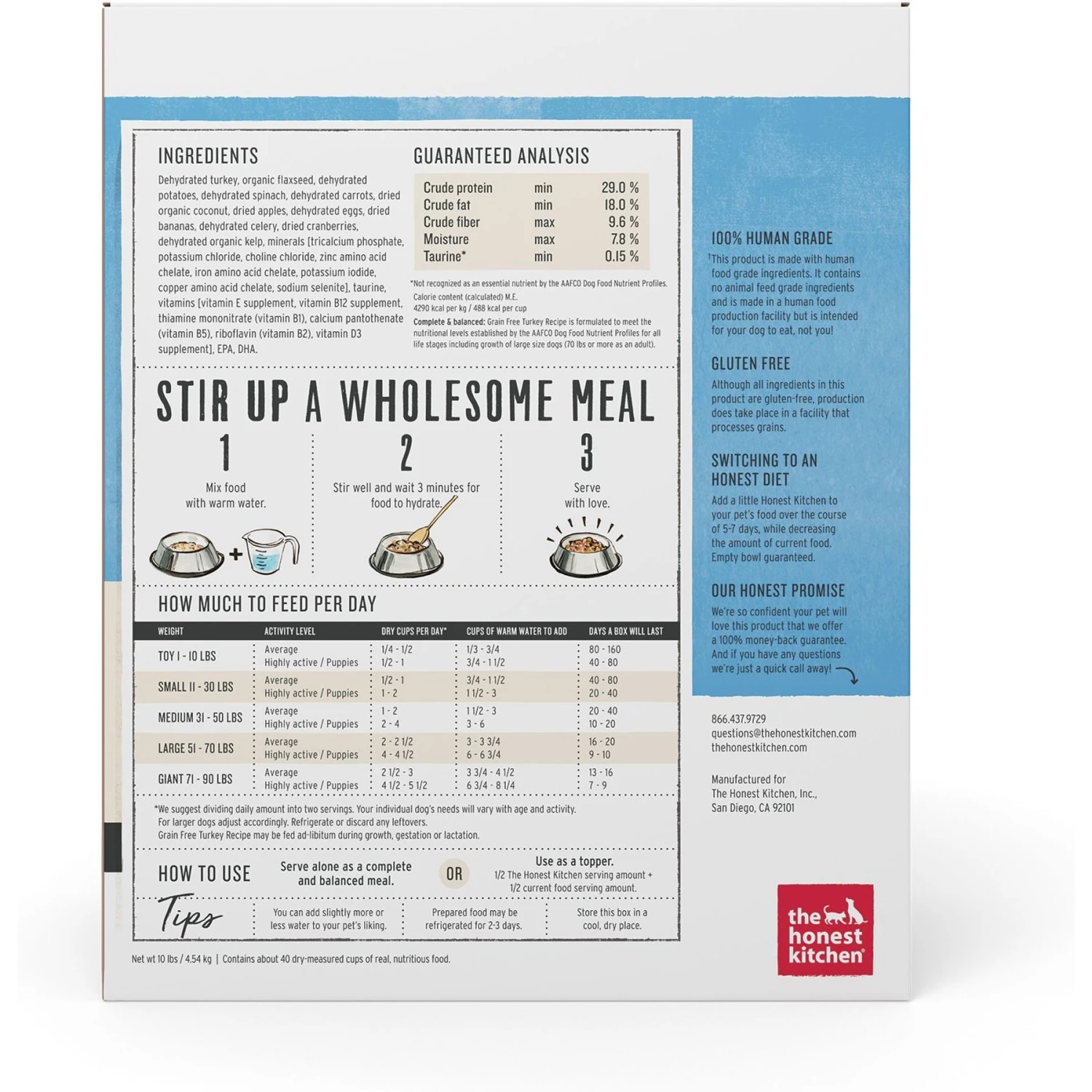 The Honest Kitchen Chicken Recipe Grain-Free Dehydrated Dog Food & The Honest Kitchen Turkey Recipe Grain-Free Dehydrated Dog Food 7 The Honest Kitchen Chicken Recipe Grain-Free Dehydrated Dog Food & The Honest Kitchen Turkey Recipe Grain-Free Dehydrated Dog Food - Image 7