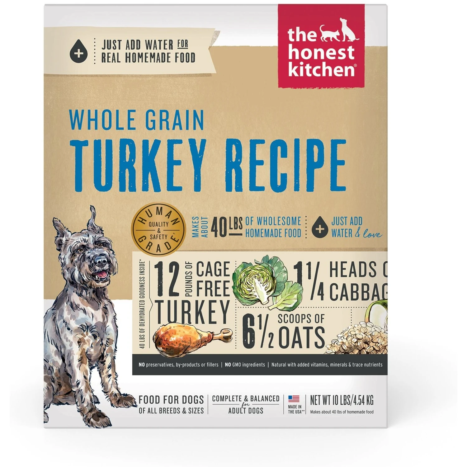 The Honest Kitchen Whole Grain Turkey Recipe Dehydrated Dog Food & The Honest Kitchen Food Clusters Whole Grain Chicken & Oat Recipe Dog Food 2 The Honest Kitchen Whole Grain Turkey Recipe Dehydrated Dog Food & The Honest Kitchen Food Clusters Whole Grain Chicken & Oat Recipe Dog Food - Image 2