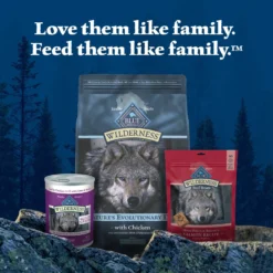 Blue Buffalo Wilderness Large Breed Healthy Weight Adult High Protein Natural Chicken & Wholesome Grains Dry Dog Food, 28-lb Bag -Pawsphoria Sales Store 735550 PT8. AC SS1800 V1694549407