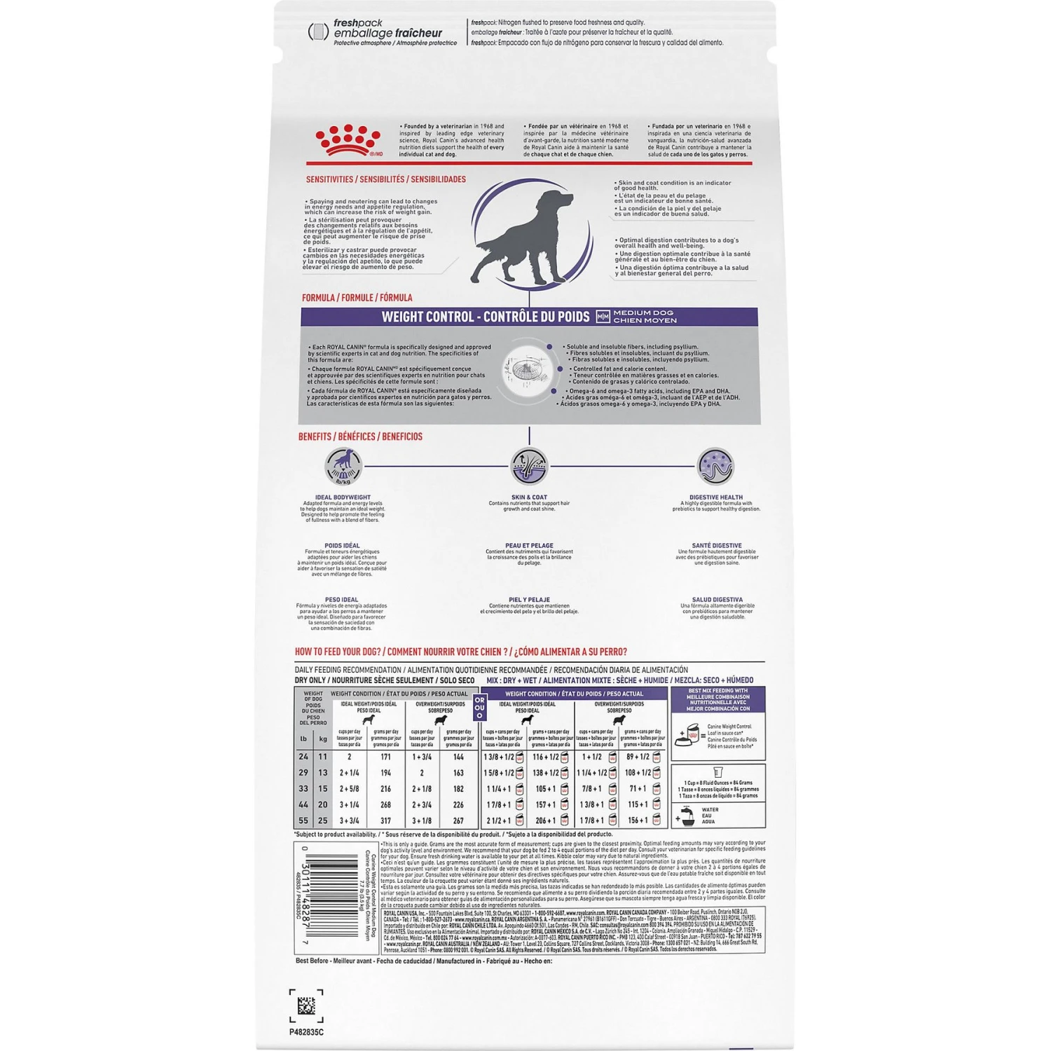 Royal Canin Veterinary Diet Adult Weight Control Medium Breed Dry Dog Food 2 Royal Canin Veterinary Diet Adult Weight Control Medium Breed Dry Dog Food - Image 2