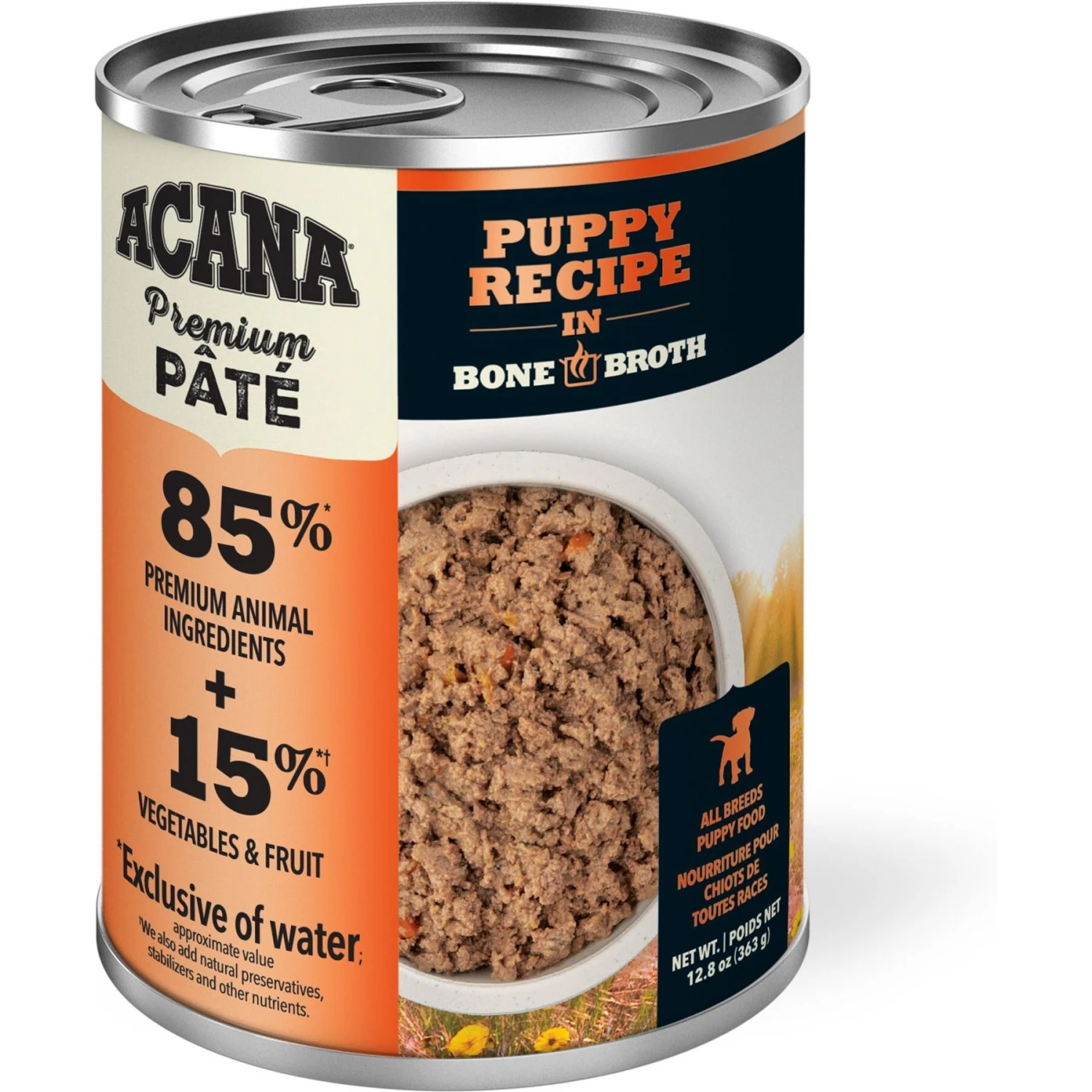 ACANA Premium Pate Puppy Recipe In Bone Broth Grain-Free Wet Dog Food 2 ACANA Premium Pate Puppy Recipe In Bone Broth Grain-Free Wet Dog Food - Image 2