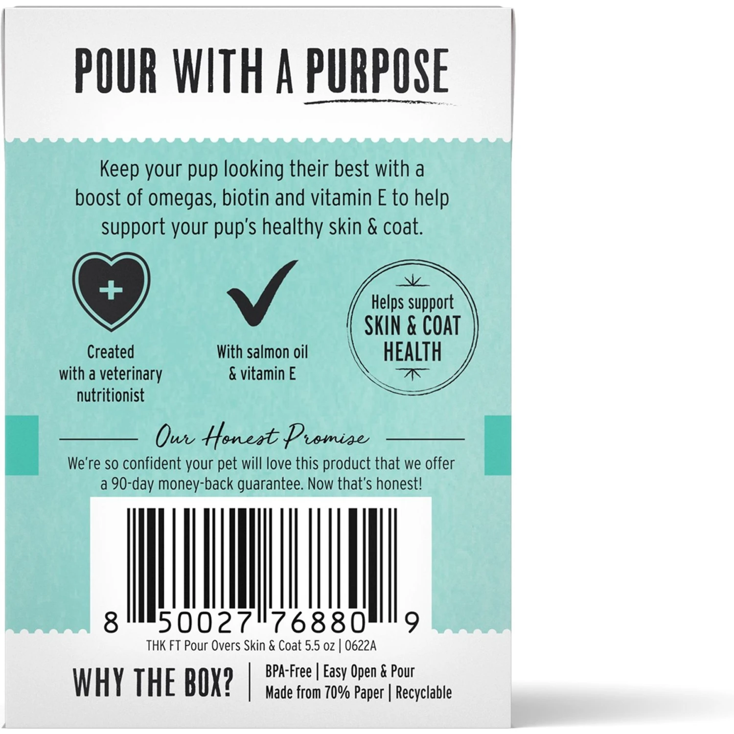 The Honest Kitchen Functional POUR OVERS Skin & Coat Salmon Stew Dog Food Topper, 5.5-oz Can, Case Of 12 2 The Honest Kitchen Functional POUR OVERS Skin & Coat Salmon Stew Dog Food Topper, 5.5-oz Can, Case Of 12 - Image 2