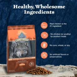 Blue Buffalo Wilderness Large Breed Adult High Protein Natural Chicken & Wholesome Grains Dry Dog Food -Pawsphoria Sales Store 748294 PT5. AC SS1800 V1694547683