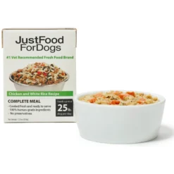 JustFoodForDogs Pantry Fresh Chicken & White Rice Fresh Dog Food