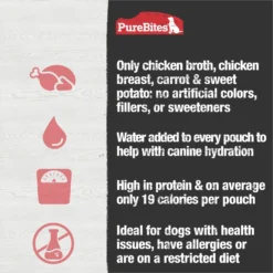 PureBites Broth Chicken & Vegetables Dog Food Topping, 2-oz Bag 11 PureBites Broth Chicken & Vegetables Dog Food Topping, 2-oz Bag -Pawsphoria Sales Store 750638 PT4. AC SS1800 V1677620157