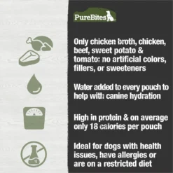 PureBites Dog Broths Chicken & Beef Food Topping 11 PureBites Dog Broths Chicken & Beef Food Topping -Pawsphoria Sales Store 750654 PT4. AC SS1800 V1677783239