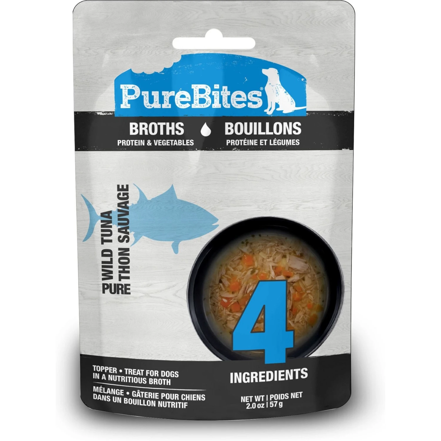 PureBites Dog Broths Tuna & Vegetables Food Topping 1 PureBites Dog Broths Tuna & Vegetables Food Topping
