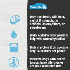 PureBites Dog Broths Tuna & Vegetables Food Topping 11 PureBites Dog Broths Tuna & Vegetables Food Topping -Pawsphoria Sales Store 750670 PT4. AC SS1800 V1677619107