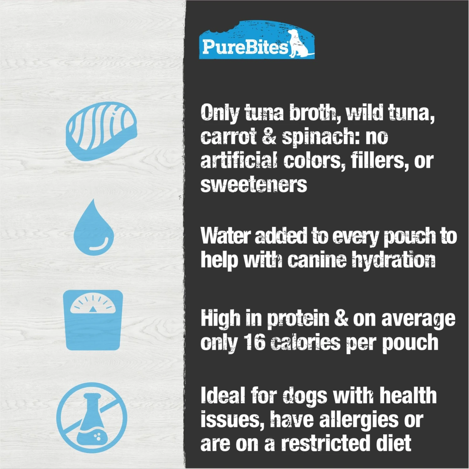 PureBites Dog Broths Tuna & Vegetables Food Topping 5 PureBites Dog Broths Tuna & Vegetables Food Topping - Image 5