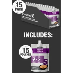 PureBites Plus Squeezables- Gut & Digestion Dog Food Toppings -Pawsphoria Sales Store 750766 PT5. AC SS1800 V1677594567