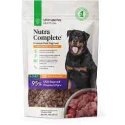 Ultimate Pet Nutrition Nutra Complete Premium Pork Freeze-Dried Raw Dog Food