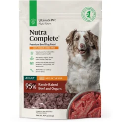 Ultimate Pet Nutrition Nutra Complete Premium Beef Freeze-Dried Raw Dog Food