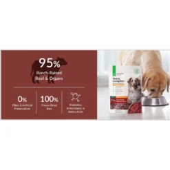 Ultimate Pet Nutrition Nutra Complete Premium Beef Freeze-Dried Raw Dog Food -Pawsphoria Sales Store 751070 PT5. AC SS1800 V1672952121