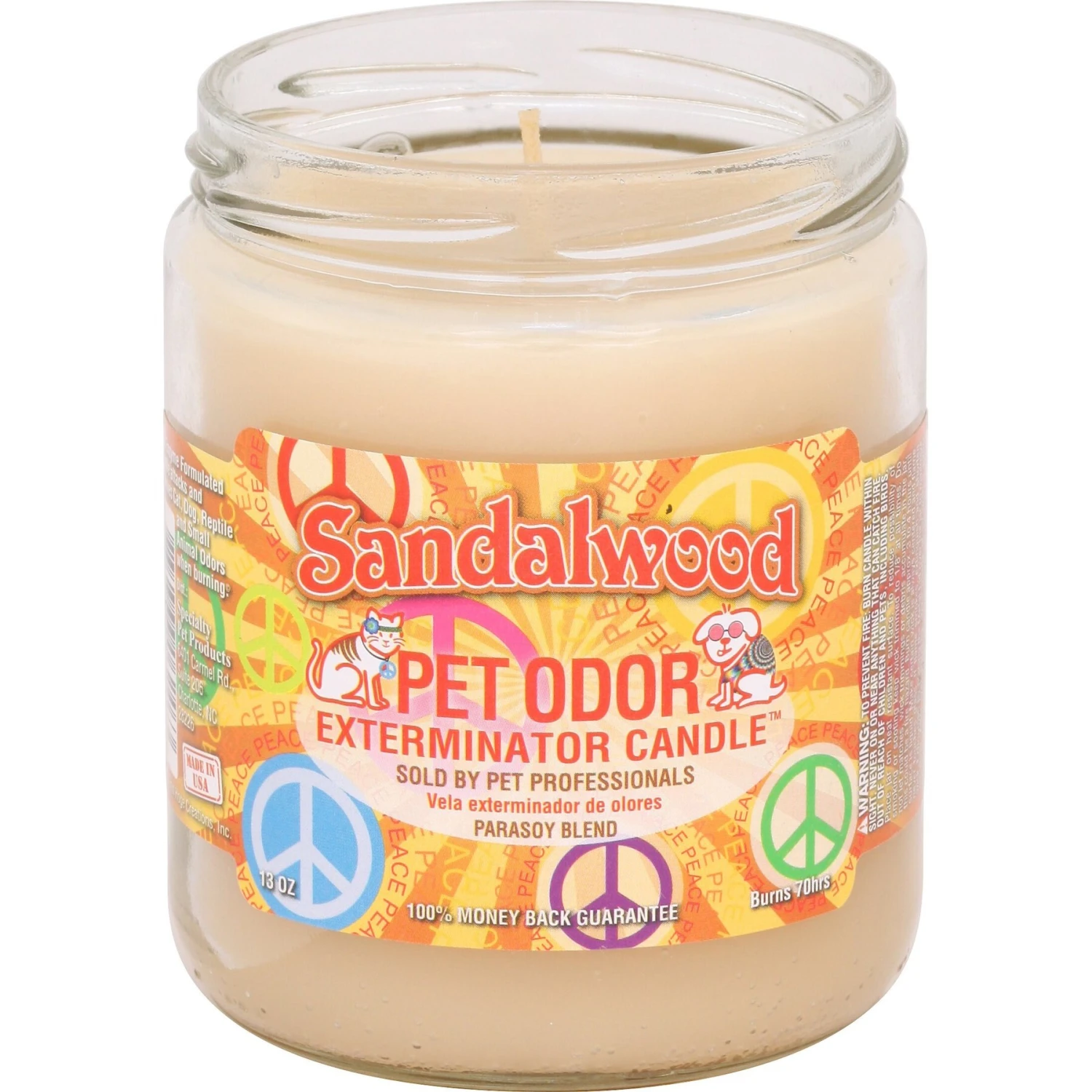 Pet Odor Exterminator Sandalwood Deodorizing Candle 2 Pet Odor Exterminator Sandalwood Deodorizing Candle - Image 2