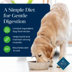 Blue Buffalo Basics Skin & Stomach Care Grain-Free Formula Lamb & Potato Recipe Adult Dry Dog Food -Pawsphoria Sales Store 75659 PT2. AC SS1800 V1646272882