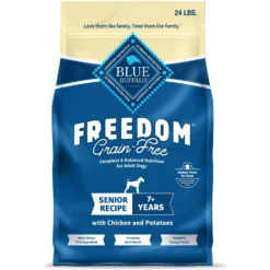 Blue Buffalo Freedom Senior Chicken Recipe Grain-Free Dry Dog Food