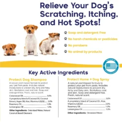 VetSmart Formulas Protect Dog Shampoo & Home + Dog Spray, 8-oz Bottle, 2 Count 11 VetSmart Formulas Protect Dog Shampoo & Home + Dog Spray, 8-oz Bottle, 2 Count -Pawsphoria Sales Store 757966 PT4. AC SS1800 V1674168260
