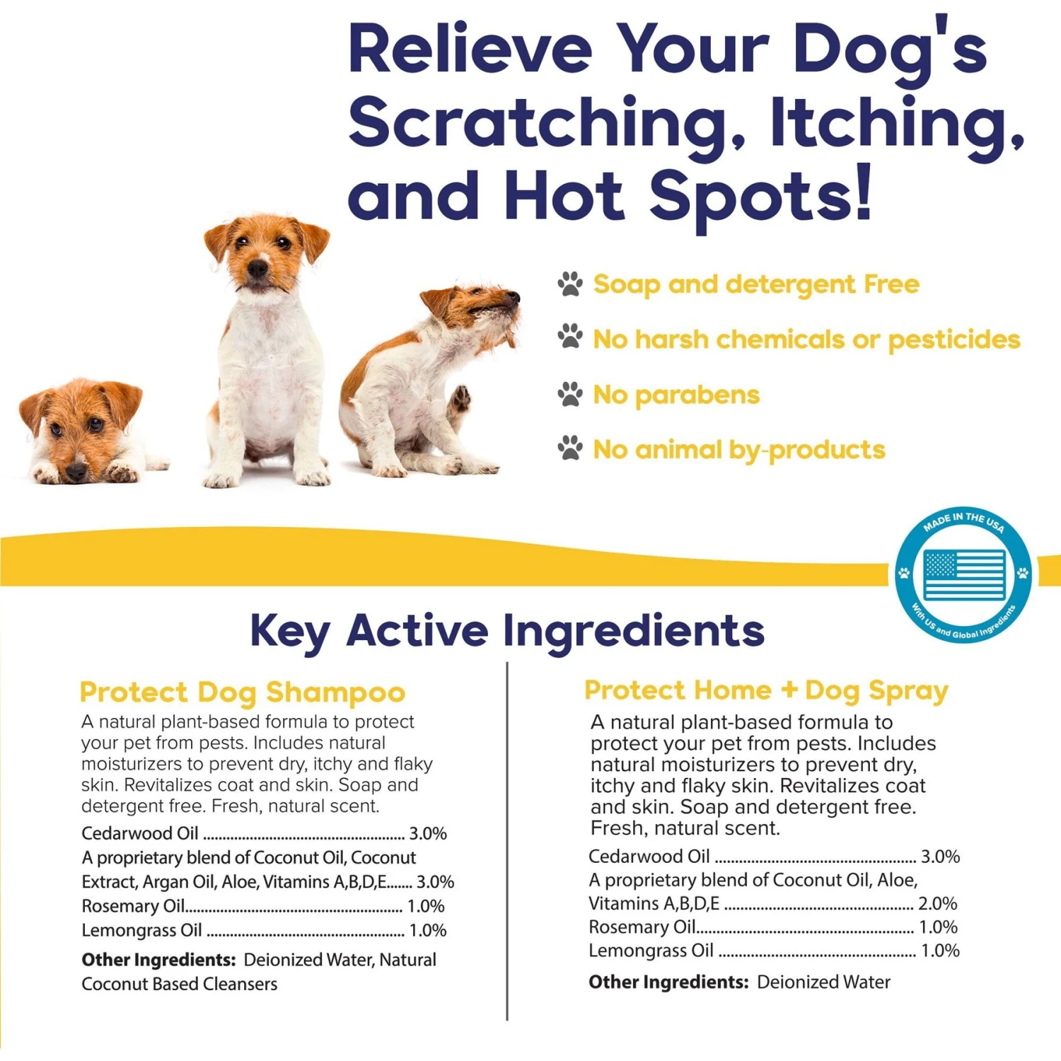 VetSmart Formulas Protect Dog Shampoo & Home + Dog Spray, 8-oz Bottle, 2 Count 5 VetSmart Formulas Protect Dog Shampoo & Home + Dog Spray, 8-oz Bottle, 2 Count - Image 5