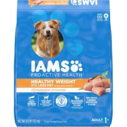 Iams Proactive Health MiniChunks Small Kibble Adult Chicken & Whole Grain Dry Dog Food & Iams Proactive Health Healthy Weight Management Low Fat Formula With Real Chicken Adult Dry Dog Food -Pawsphoria Sales Store 761646 PT5. AC SS1800 V1674599339