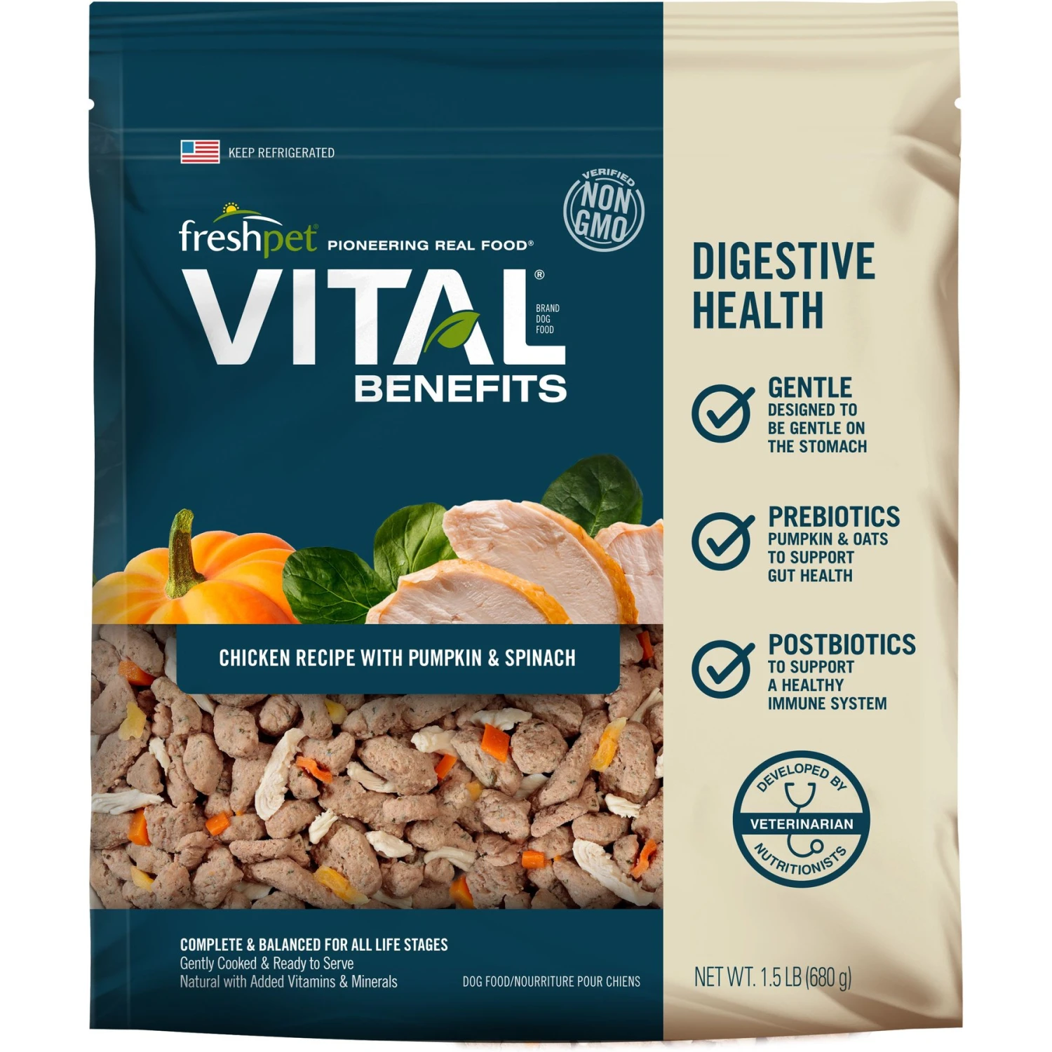 Freshpet Vital Benefits Digestive Health Fresh Dog Food 1 Freshpet Vital Benefits Digestive Health Fresh Dog Food